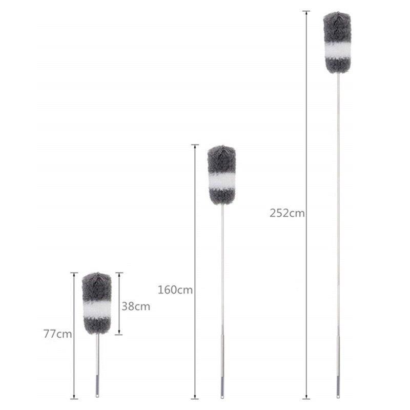 Chổi Quét Trần Nhà Uốn Dẻo Linh Hoạt Cán Dài Inox Cao Cấp