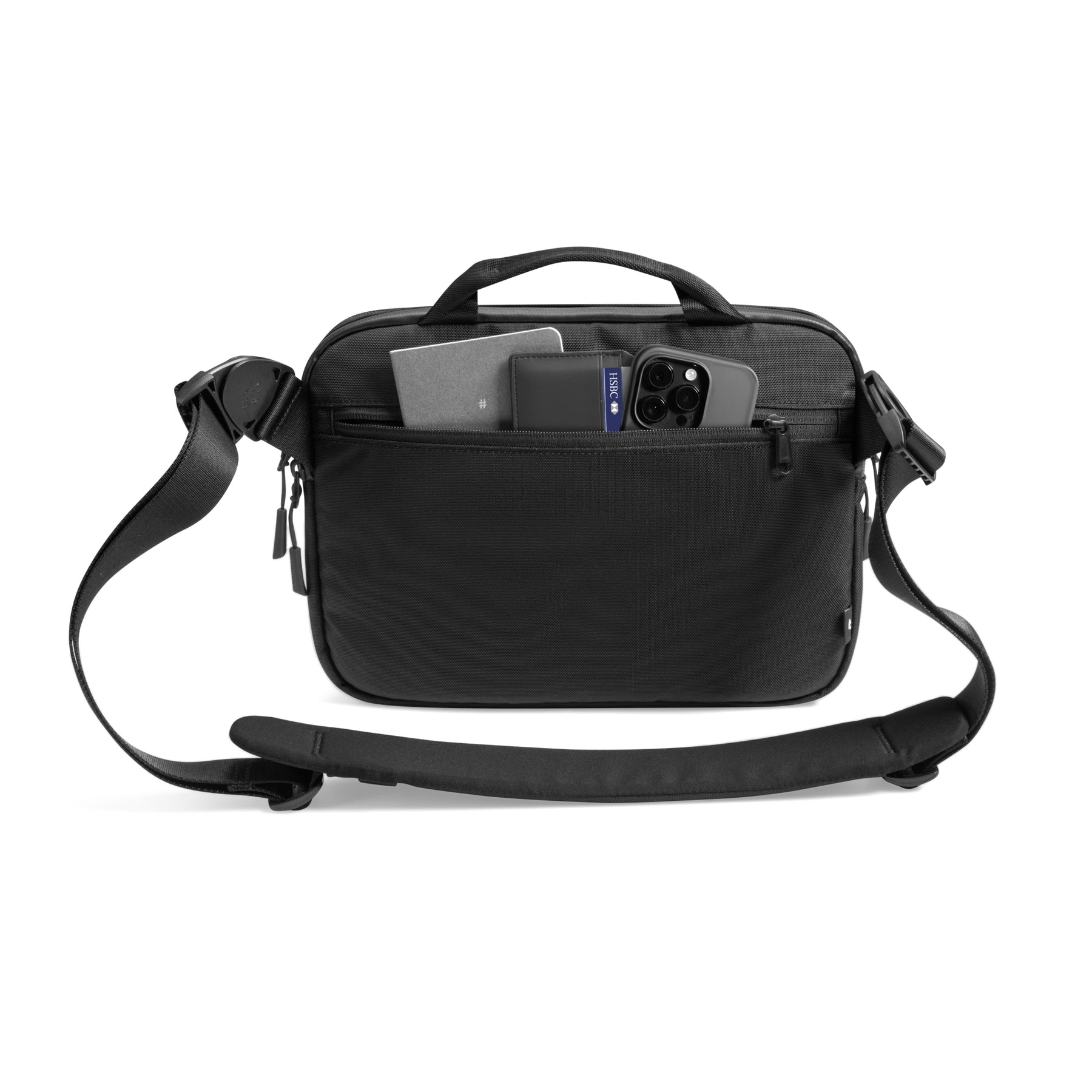 Túi đeo chéo Tomtoc Urbanex-B11 Shoulder Bag 11 inch Black – B11A1D1 - Hàng Chính Hãng