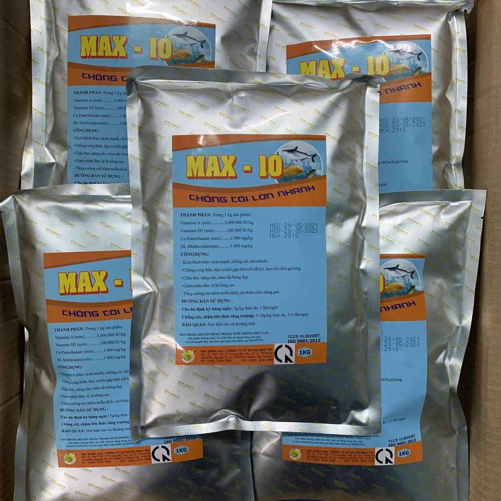 Combo 5 gói thuốc kích thích tăng trưởng, chống còi, vỗ béo Max - 10 dùng cho tôm cá
