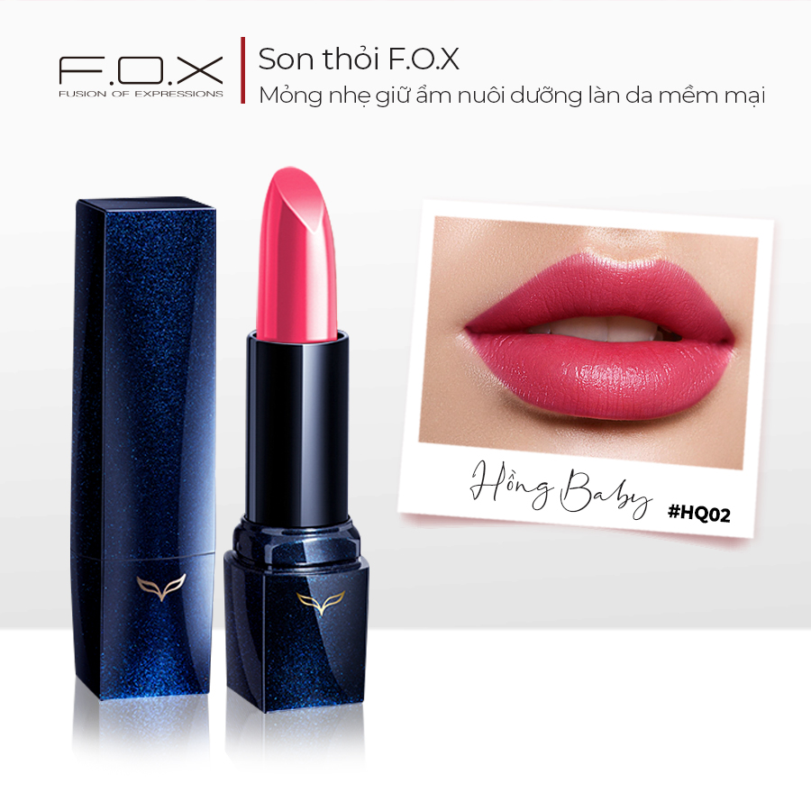 [TAIWAN COSMETICS] Son Thỏi FOX Definitely Lipstick 4g