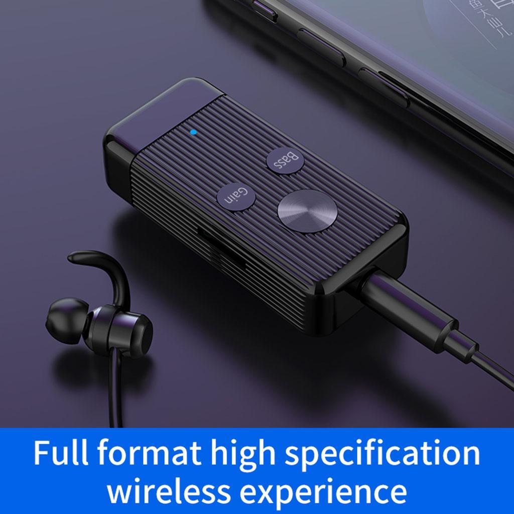 Hands-Free Mini Portable Bluetooth 5.0 Receiver Stereo Adapter