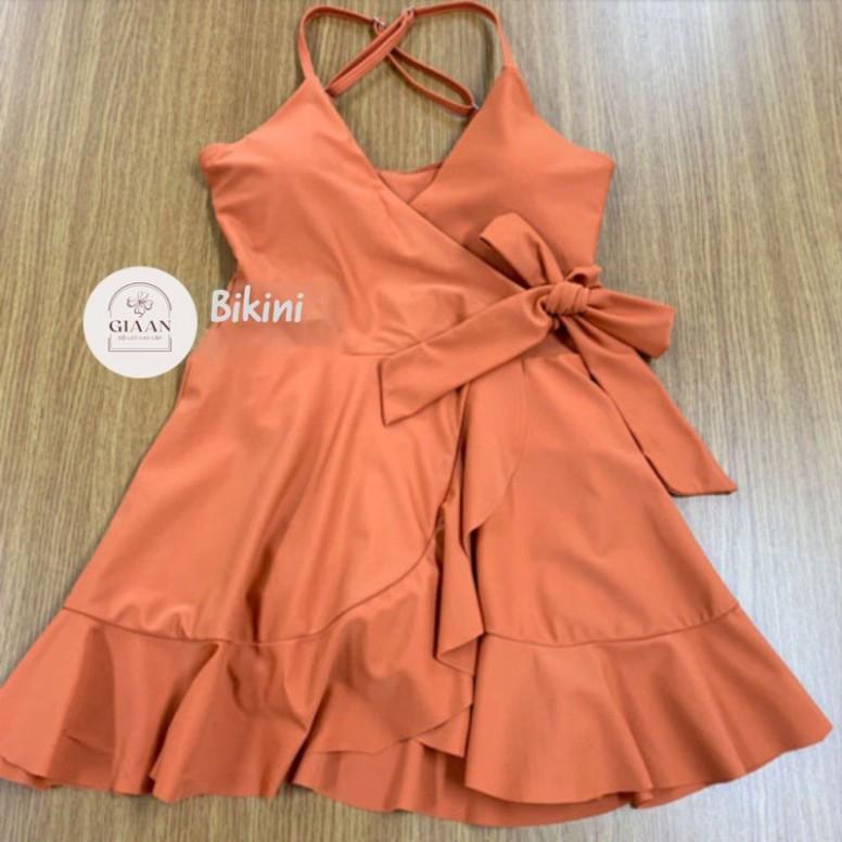 Bikini Váy Hàn Quốc bánh bèo buộc nơ xinh xắn
