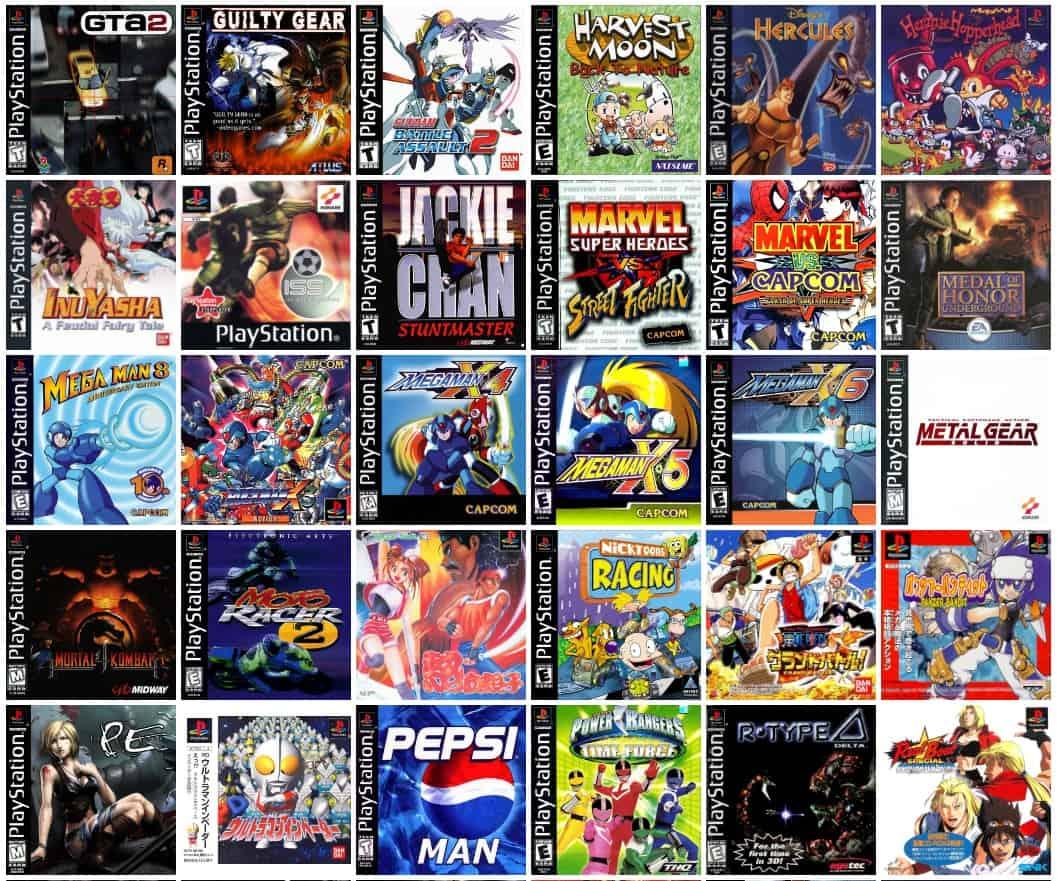 Bộ 14 Game ps1 tự chọn