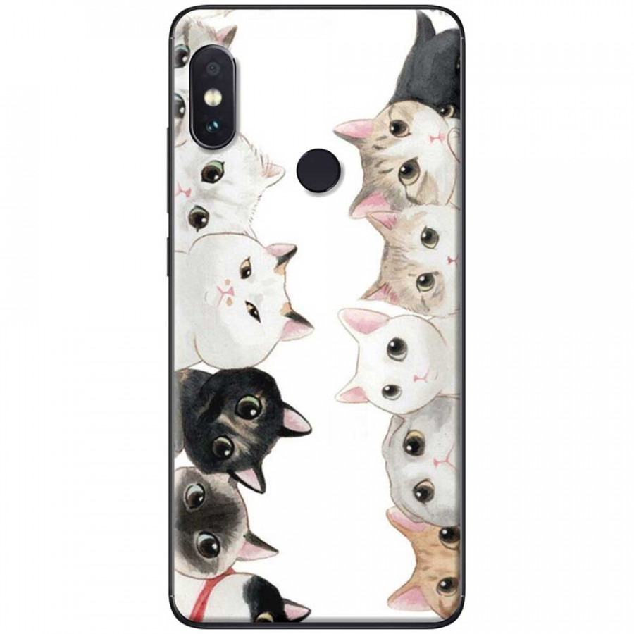 Ốp lưng dành cho Xiaomi Mi A2 Lite  mẫu Mèo