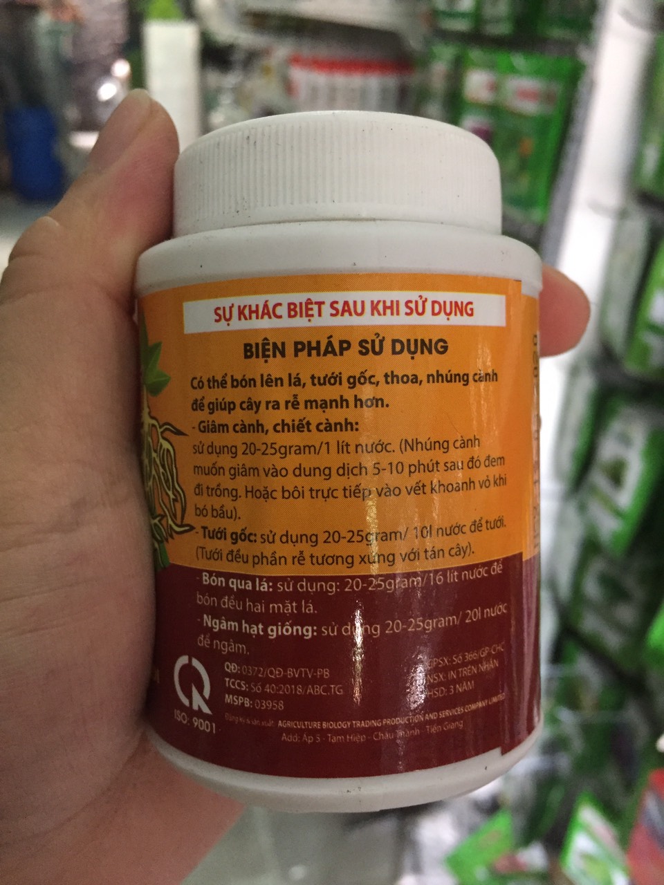 Phân bón kích ra rễ Super Root 3MW 100g