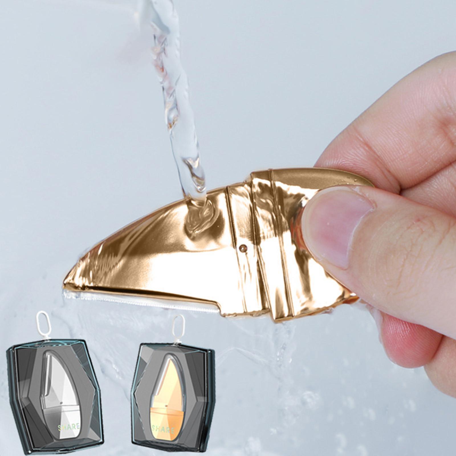 Eyebrow with Cover Eyebrow Shaper Multipurpose Portable for Man Women , Golden