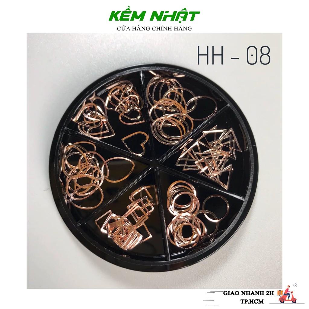 Set 6 Tròn Phụ Kiện Kim Loại