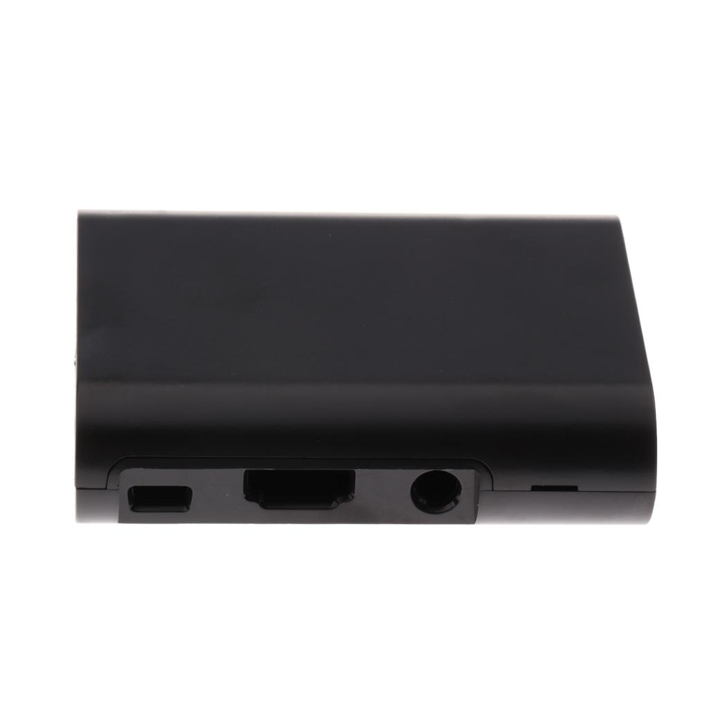 Plastic Enclosure Case Box Cover for 2 Model B/B+ Black