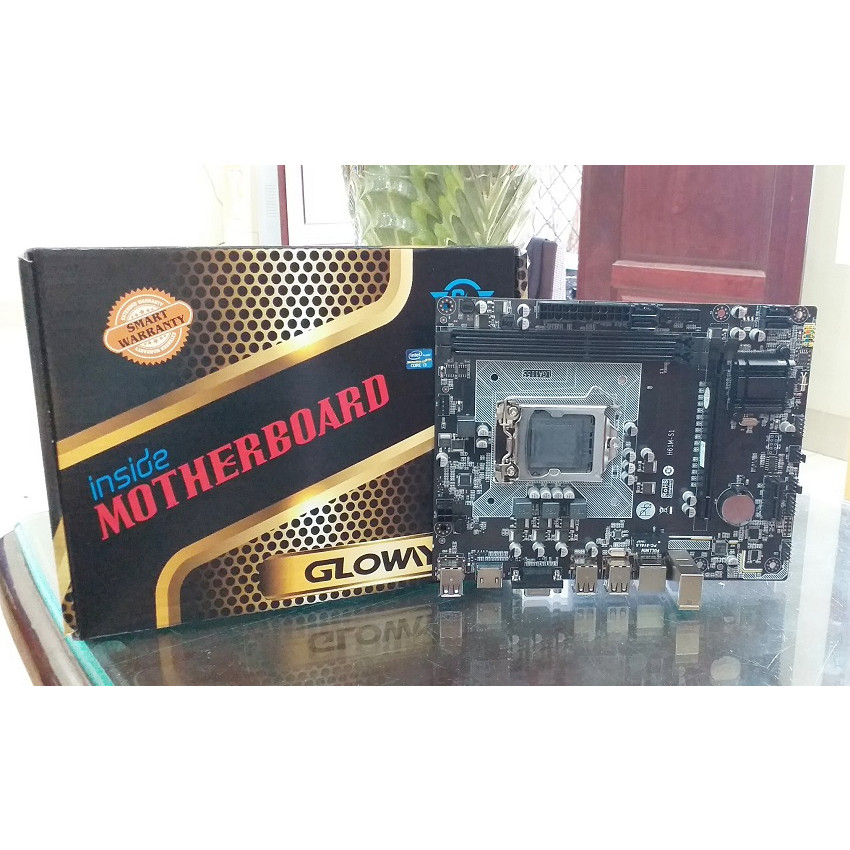 BO MẠCH CHỦ MAINBOARD GLOWAY INTEL H61 - S1 SOCKET1155 - Hàng Chính Hãng