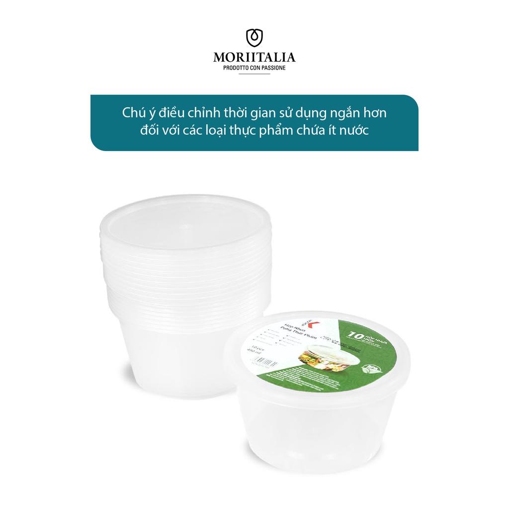 Hộp nhựa đựng thực phẩm Kokusai Lốc 10 cái an toàn tiện lợi HDK009799