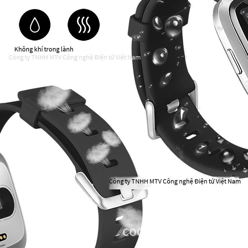Giá tốt nhất Dây đeo silicon Fitbit Versa Dây đeo cổ tay thể thao Versa2/Lite dây đeo thay thế chính thức 14 màu