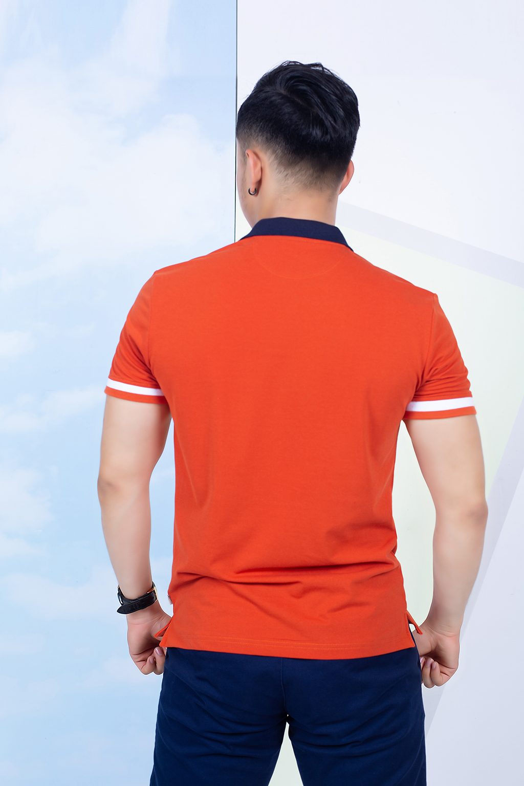 Áo Polo Nam Slim Fit Cổ Dệt Dmax PL0S129