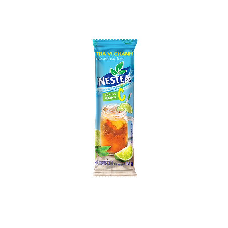 [Tặng Bình nước nhựa (DW) 700ml NESTEA] Combo 2 Hộp Thực phẩm bổ sung trà vị chanh NESTEA hộp 15 gói x 13 g