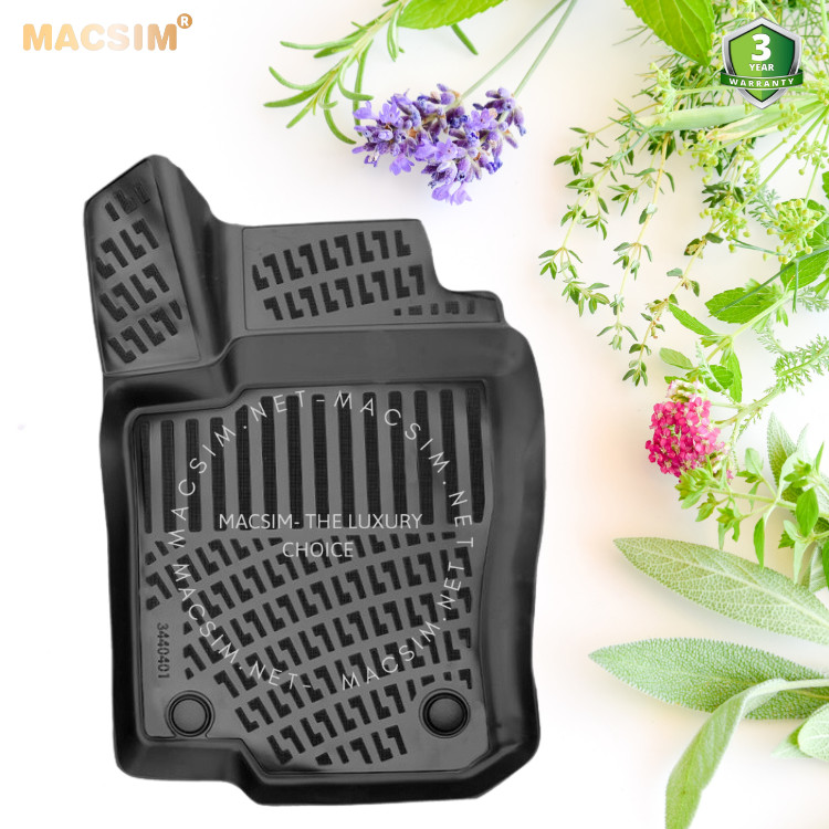 Thảm lót sàn ô tô nhựa TPU Silicon Mercedes M-Class W166 third generation/GLE-Class 2011-2015/2015-2019 facelift Nhãn hiệu Macsim