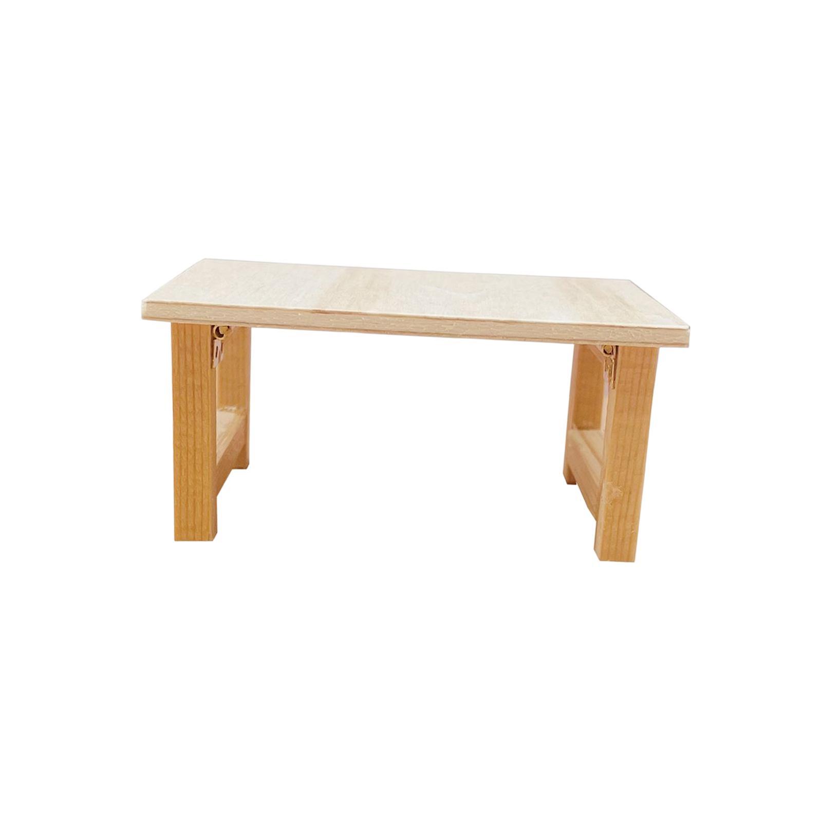 Miniature Dollhouse Table Decor Handmade Children Toy Simulated Furniture Model Pretend Play Gifts for Girls Children Birthday Gifts