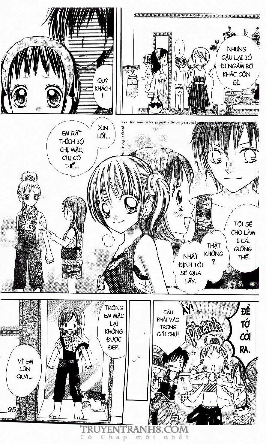 tiệm thời trang, love cotton chapter 4 9