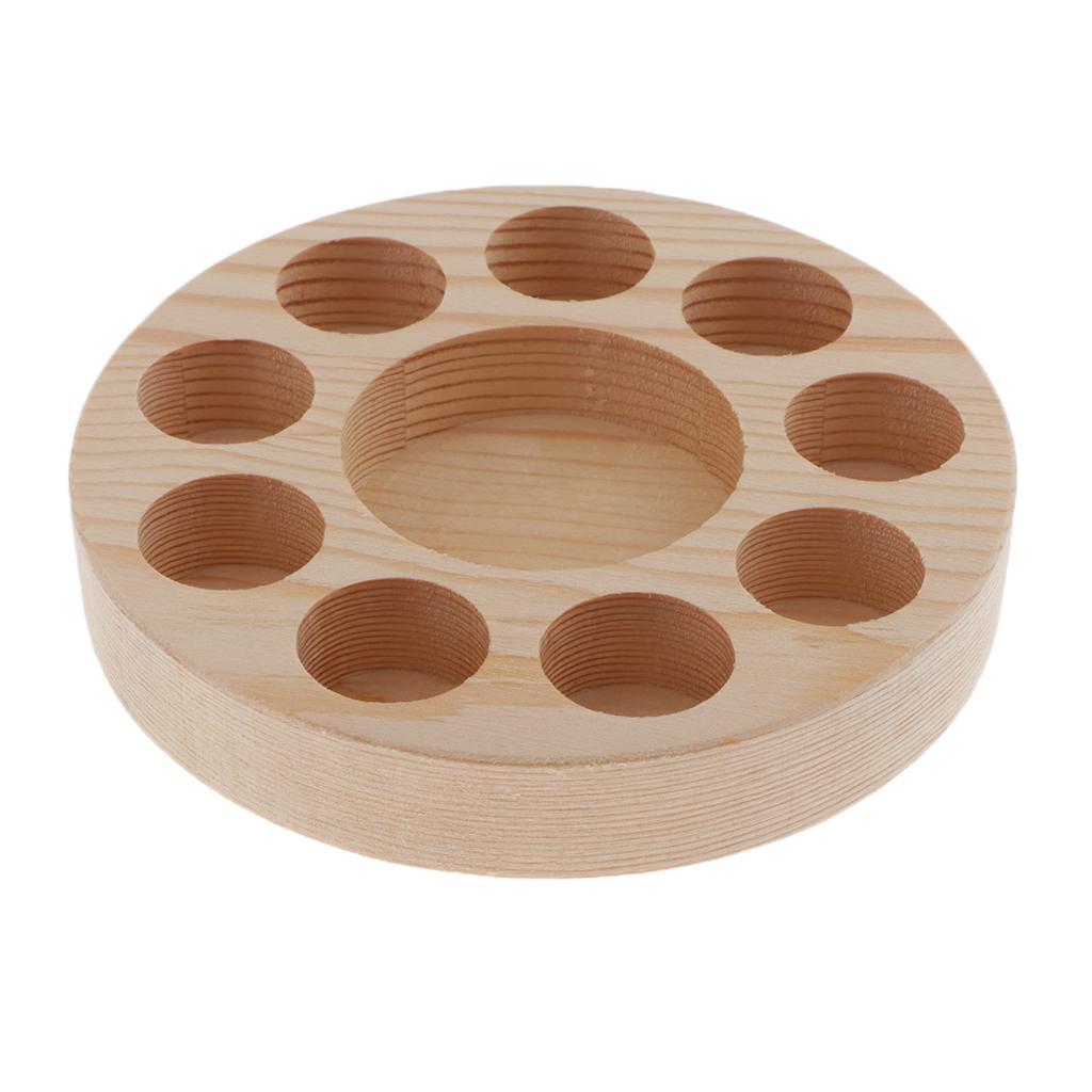 2Set Essential Oil Storage Box Wooden Aromatherapy Organizer Display Holder Tray