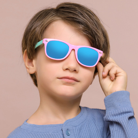 Kính Mát Trẻ Em  Cho Bé Trai Bé Gái Thời Trang Eyewares Lớp Phủ Ống Kính UV Bảo Vệ 400