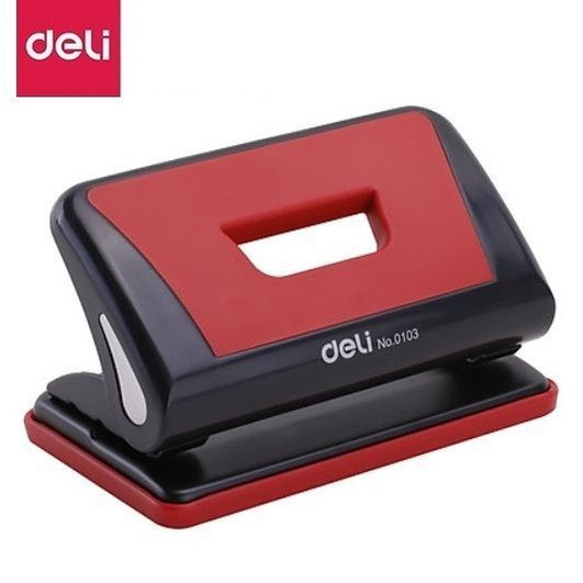 Máy đục lỗ Deli 0103 đục 2 lỗ 10 tờ/lần / Đục lỗ Deli E0103