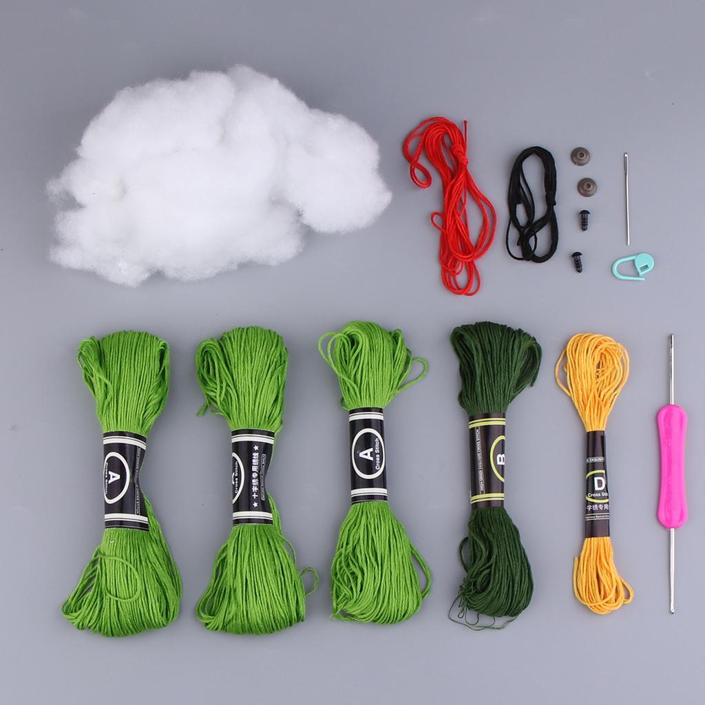Cartoon Caterpillar Doll Crochet Kit Crochet For Beginners DIY Knitting Kit