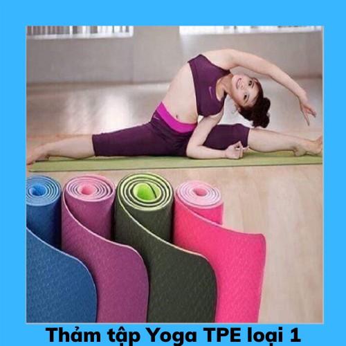 Thảm tập Yoga TPE 2 lớp giá tốt nhất