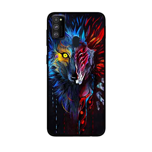 Ốp Lưng in cho Samsung Galaxy M30s Mẫu Sói Nhiều Màu - Hàng Chính Hãng