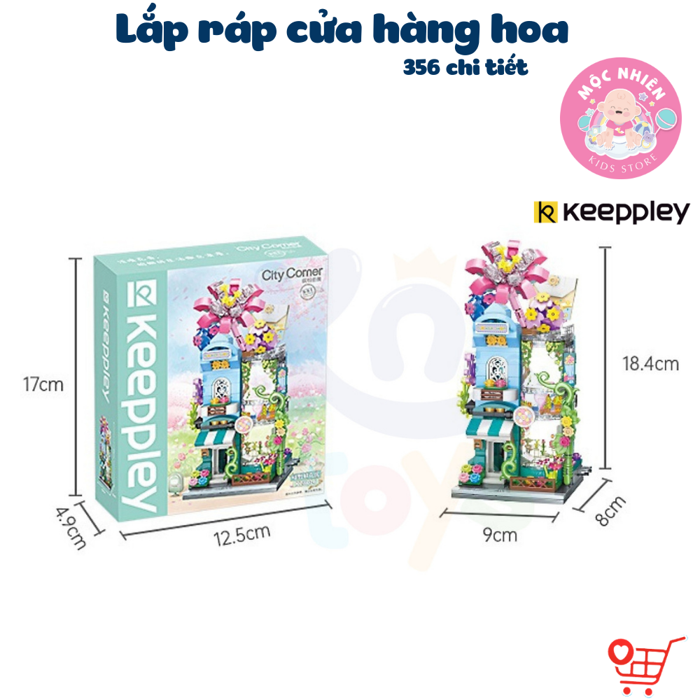 Đồ chơi lắp ráp Keeppley mẫu cửa hàng đường phố tuyệt đẹp