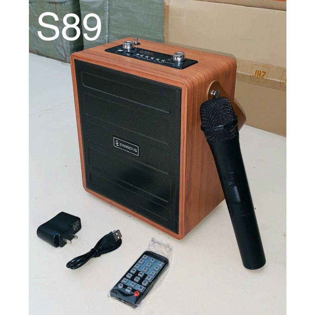 LOA BLUETOOTH KARAOKE ZANSONG S89-RUBYGROUP