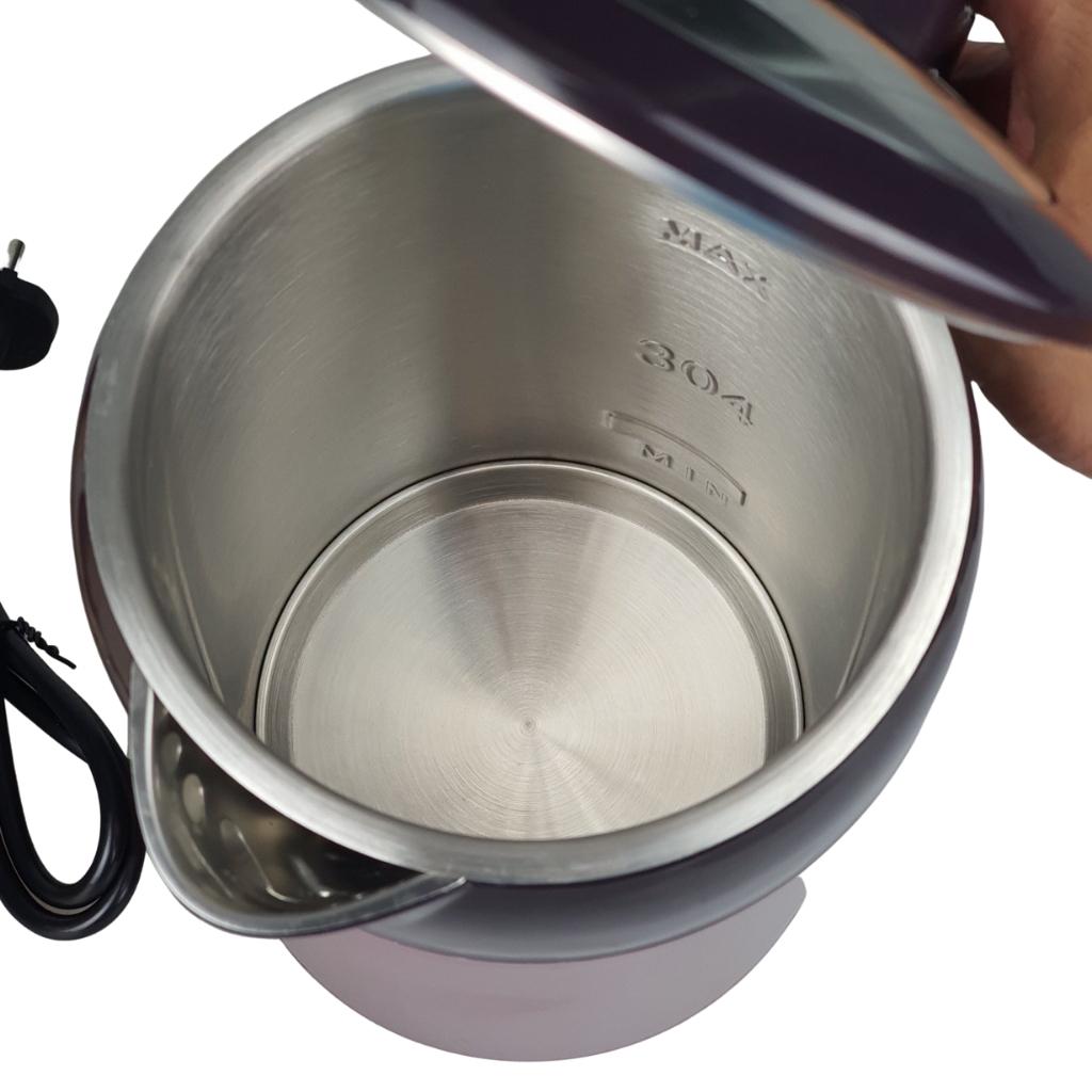 Ấm đun siêu tốc 2 lớp Inox 304 Osako OSA-200 công suất 1500W dung tích 2 Lít - Hàng chính hãng