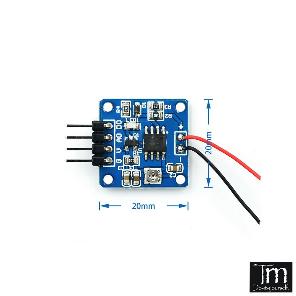 Modul Cảm Biến Rung Sử Dụng Loa Gốm Áp Điện