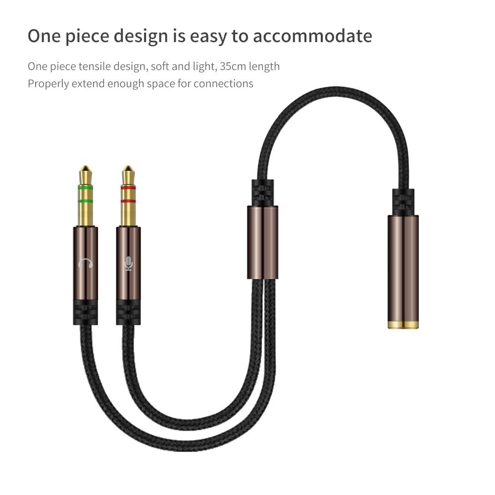 Foohee Tai Nghe Cáp 3.5Mm 2 Hifi Chất Lượng Cho Điện Thoại Di Động Máy Tính 35Cm M4s