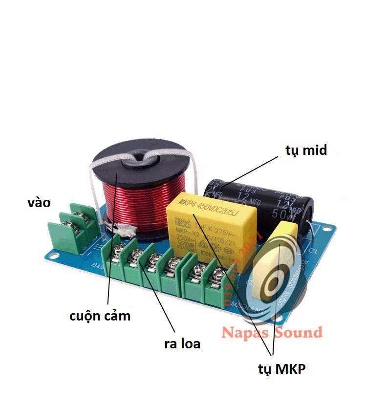 BỘ 2 MẠCH PHÂN TẦN 3 ĐƯỜNG TIẾNG W3A - LẮP CHO BASS MID TREBLE - PHÂN TẦN 3 LOA CHO DÂN ÂM THANH GIA ĐÌNH