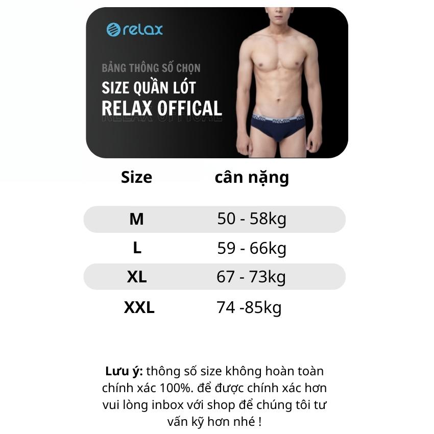 quần lót nam relax cotton cao cấp chính hãng, quần sịp nam relax underwear rltk53