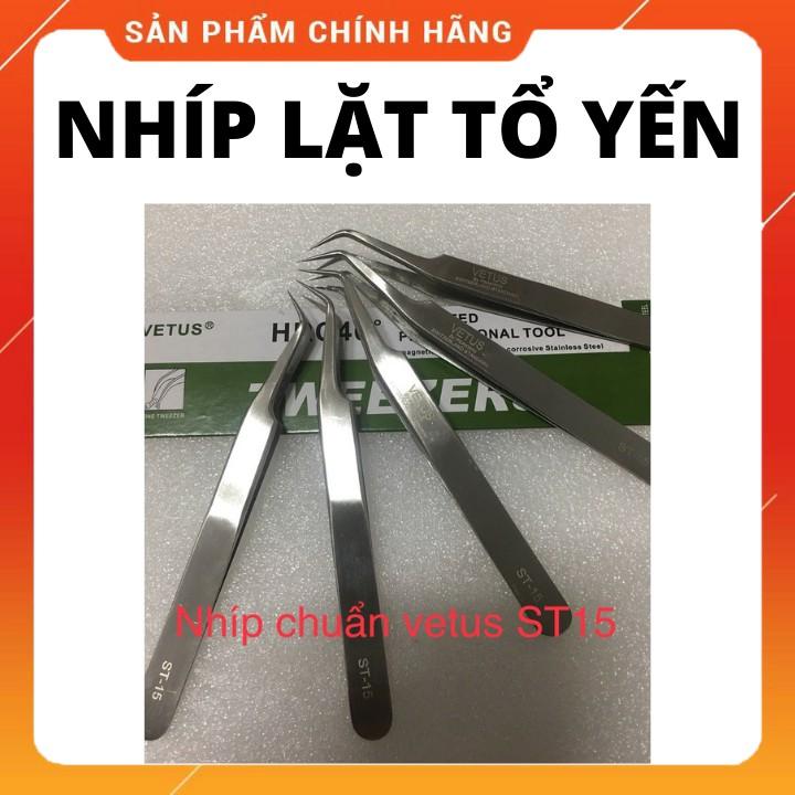 Nhíp nhặt lông yến chuyên dụng Inox Cao Cấp Vetus Siêu Nhọn ST12 và ST15