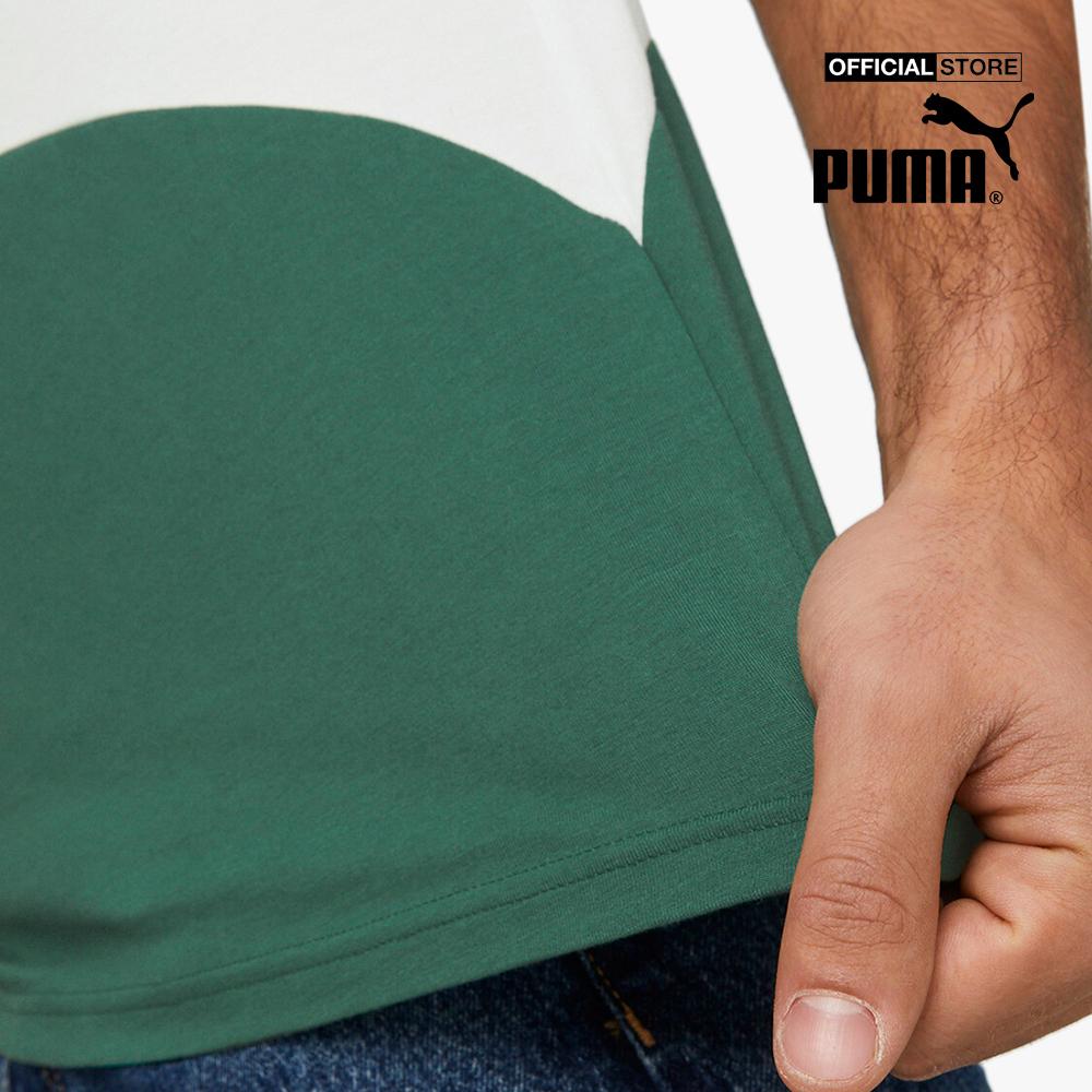 PUMA - Áo thun nam cổ tròn tay ngắn Power Cat 673380-0