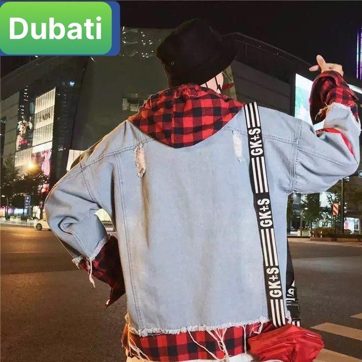 ÁO KHOÁC JEAN UNISEX CHẤT BÒ NAM NỮ PHỐI NON VẢI NỈ PHON CÁCH HÀN QUỐC- DUBATI FASHION