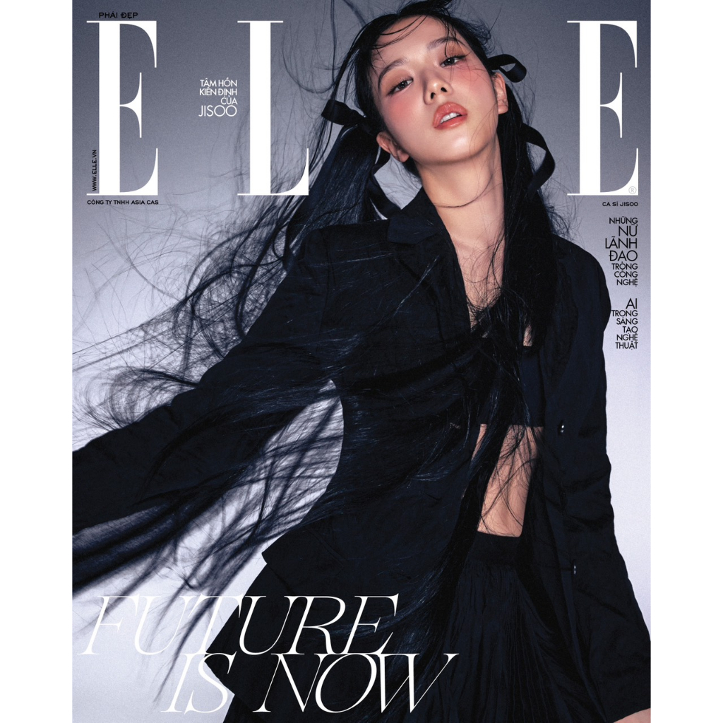 Tạp chí phái đẹp ELLE tháng 8/2023 - Bìa Jisoo