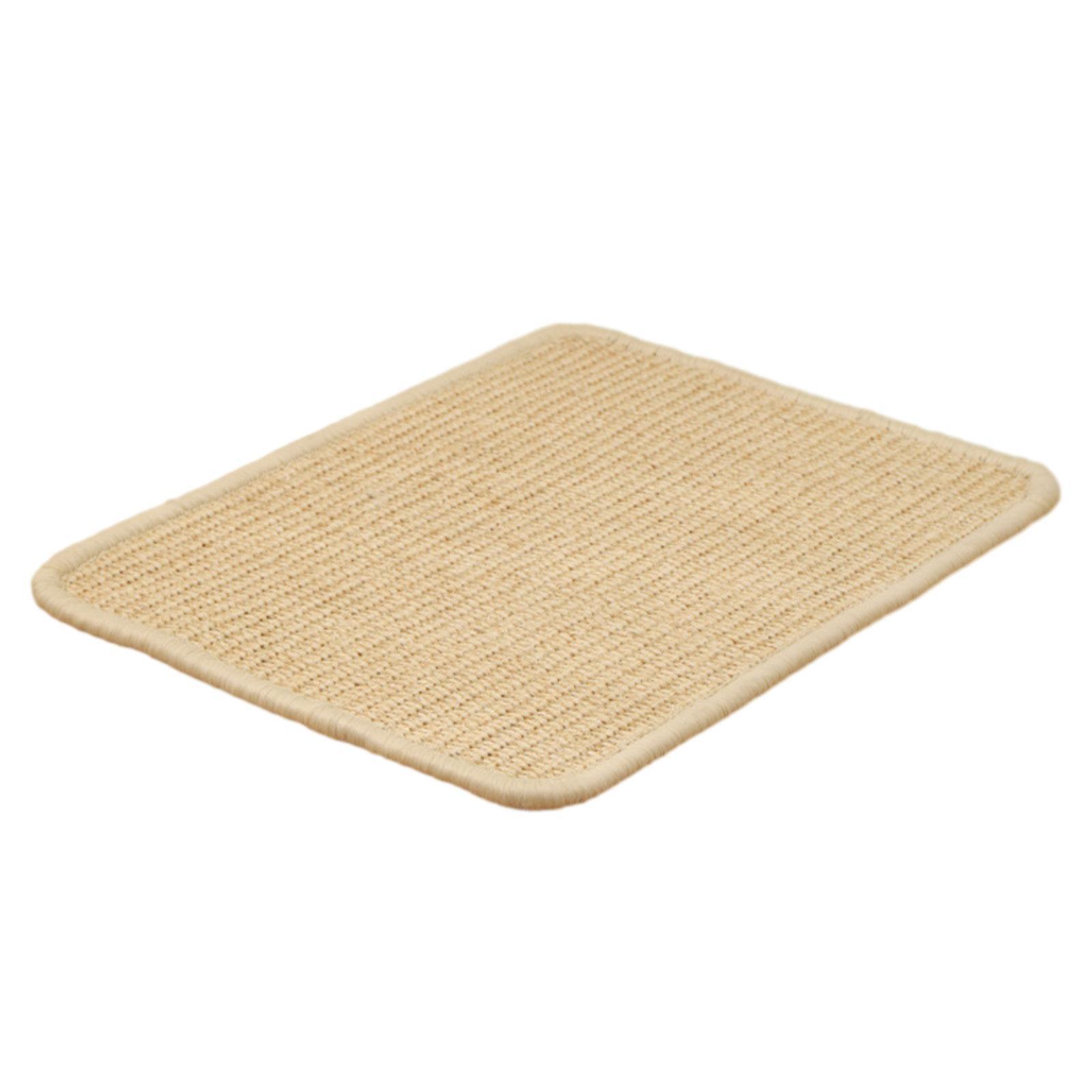 Cat Scratch Mat, Cat Floor Scratching Pad, Wear Resistant Horizontal Sisal Cat Scratching Pad for Bed Carpet Couch Sofa