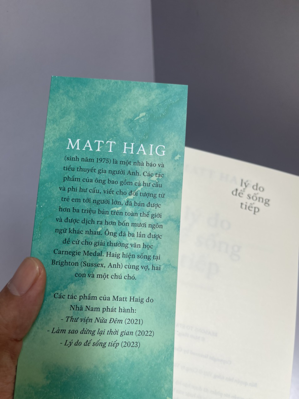 LÝ DO ĐỂ SỐNG TIẾP – Matt Haig – Thiên Nga dịch – Nhã Nam