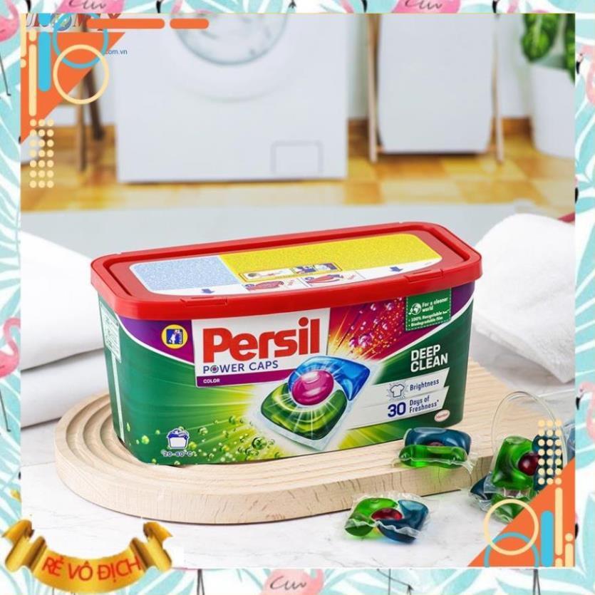 Viên Giặt Xả Persil Power Caps 14 Viên Color