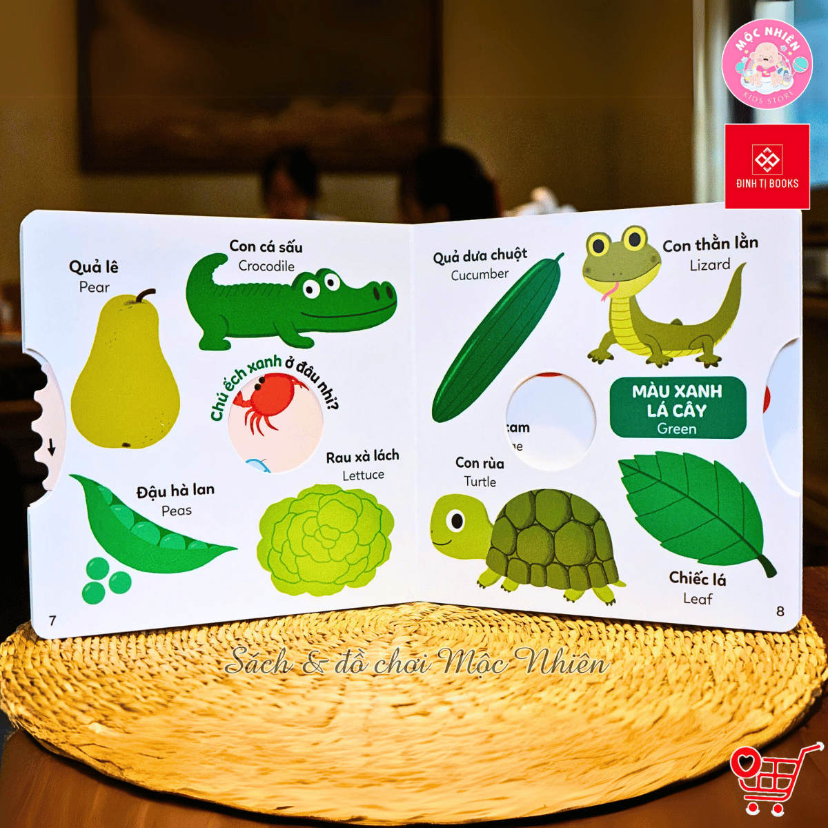 Sách tương tác - Xoay xoay xoay - Đi tìm... Dành cho bé từ 0-6 tuổi (Đinh Tị Books)