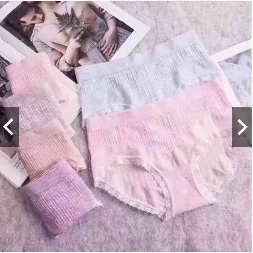 QUẦN LÓT COTTON VIỀN REN CO GIÃN CHẤT ĐẸP - CHILLHOUSE