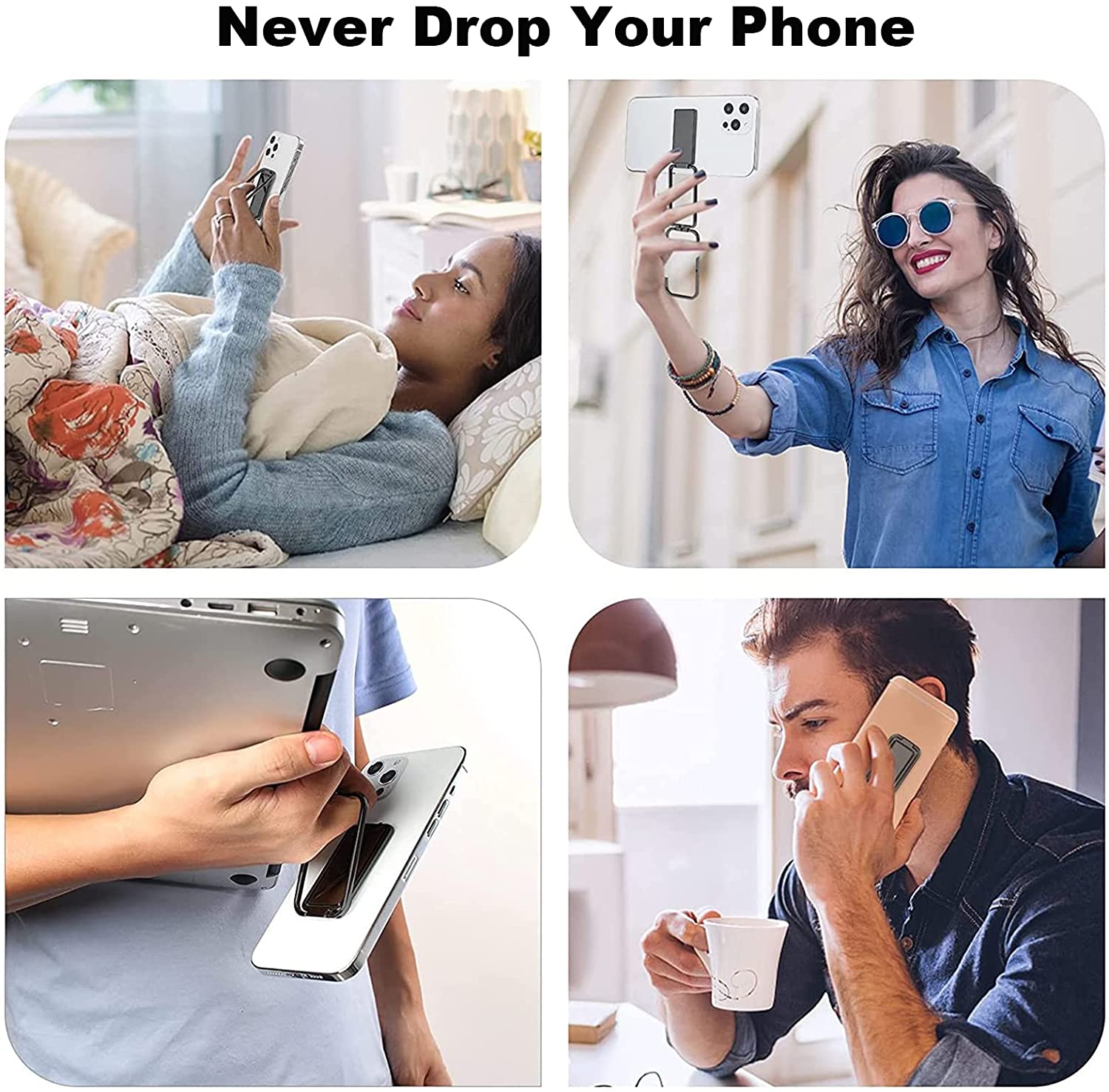Giá đỡ điện thoại xoay 360 độ siêu mỏng, đa năng nhiều tiện ích - Hàng nhập khẩu