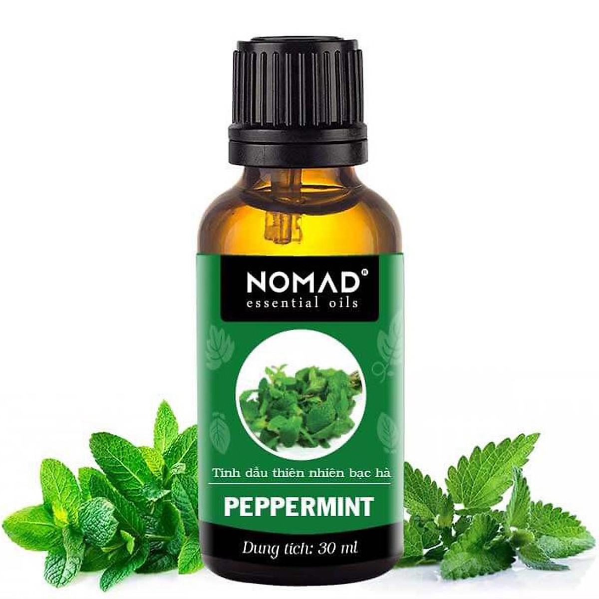 Tinh Dầu Thiên Nhiên Hương Bạc Hà Nomad Essential Oils Peppermint 30ml