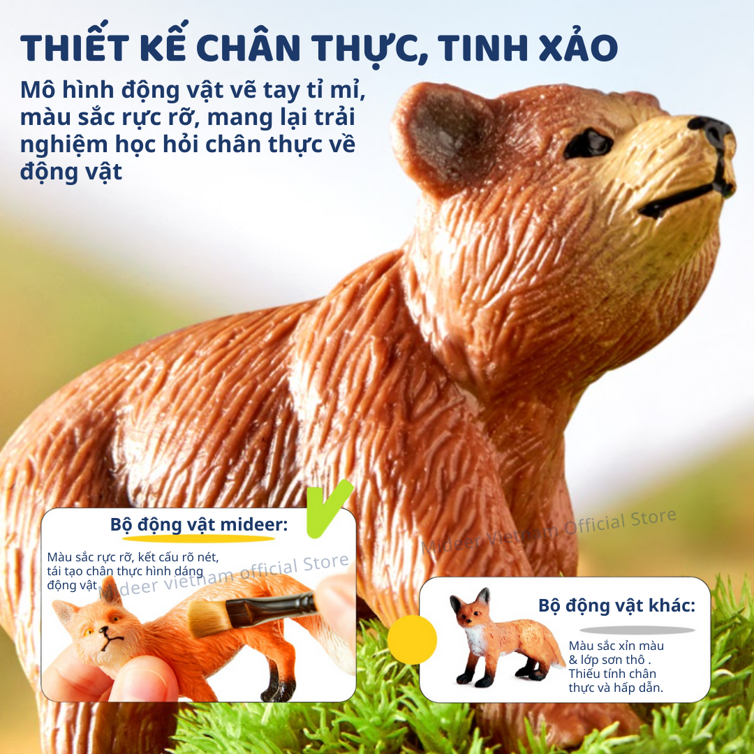 Đồ Chơi Mô Hình Động Vật Mideer mideer pocket friends