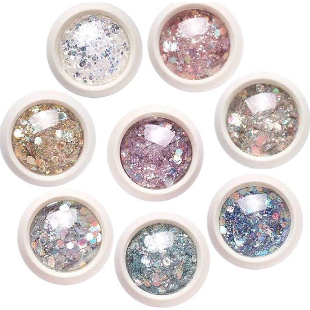 Set Nhũ Nail Lẫn 8 Màu Trang Trí Móng, Màu Sắc Nổi Bật, Thiết Kế Mẫu Hiệu Ứng Ánh Sáng Ấn Tượng, Thu Hút, Dễ Sử Dụng, Độ Bền Cao