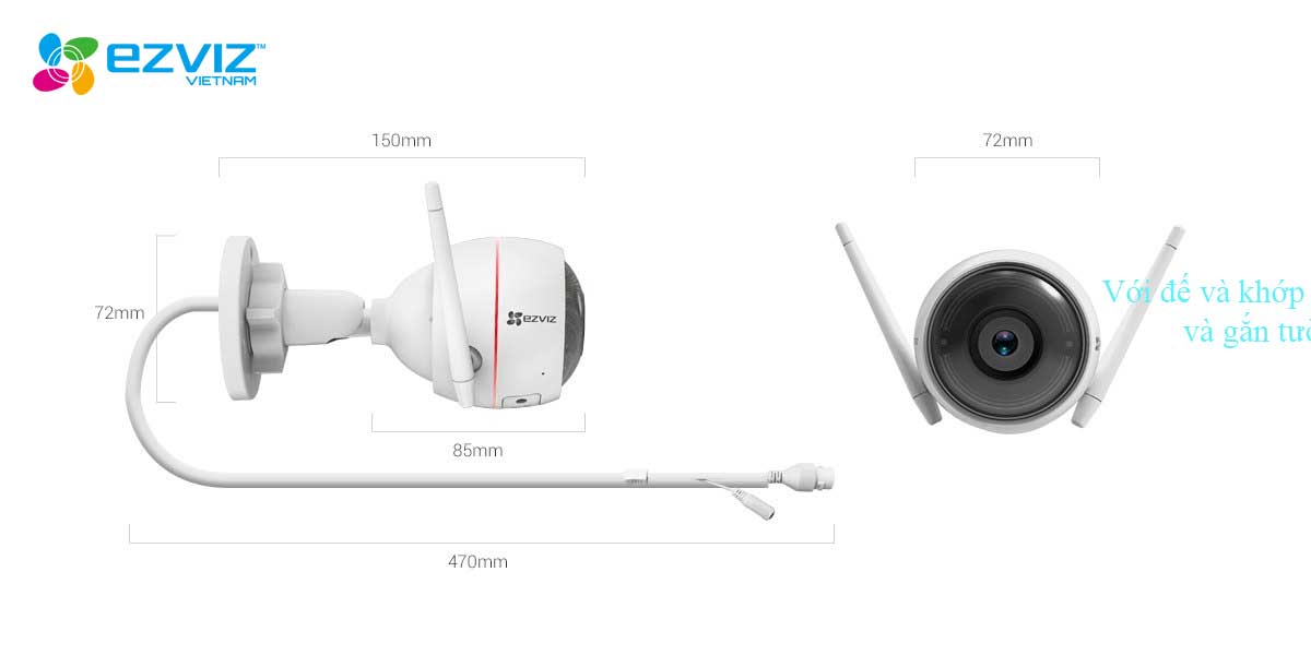 Ezviz C3X 1080P (CS-CV310) Hàng Chính Hãng