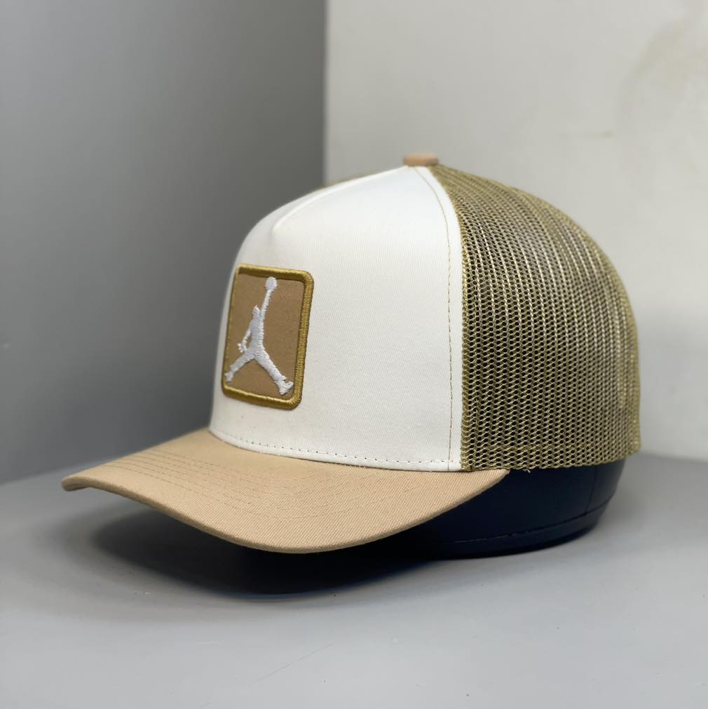 Nón kết, mũ lưỡi trai Jor.dan vải kaki phối lưới form đẹp thời trang đường phố