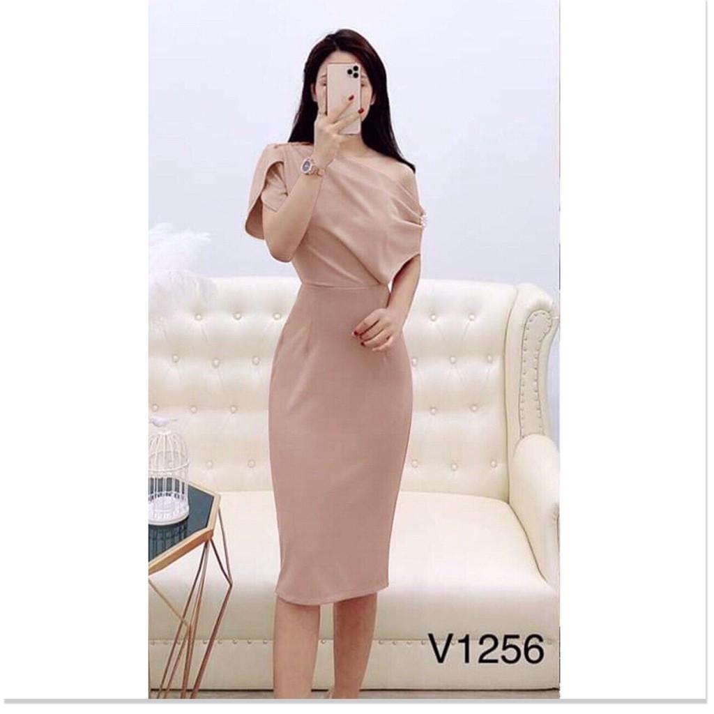 Đầm body dự tiệc lệch vai
