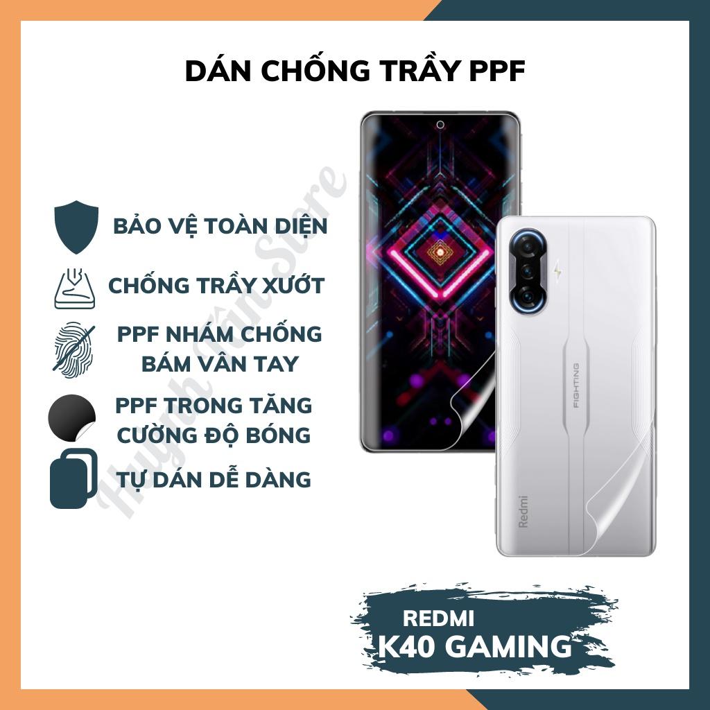 Dán dẻo PPF Redmi K40 Gaming trong suốt hoặc nhám , chống trầy xướt, giữ nguyên vẻ đẹp ban đầu